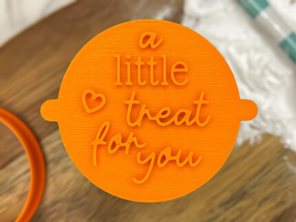 A Little Treat For You Fondant Stamp