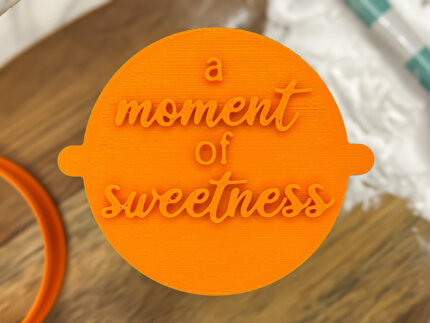A Moment of Sweetness Fondant Stamp