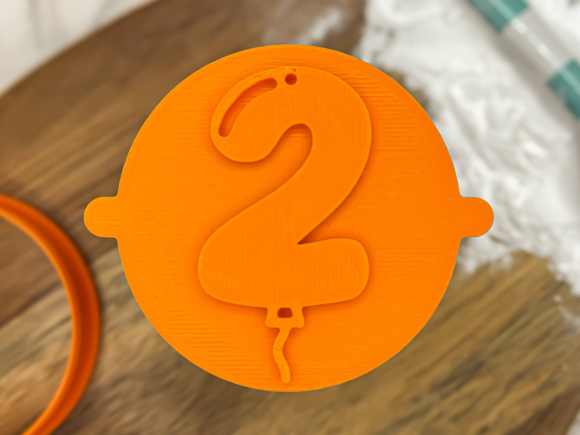 Balloon Milestone 2 Fondant Stamp Balloon Milestone 2 Fondant Stamp