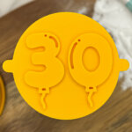 Balloon Milestone 30 Fondant Stamp
