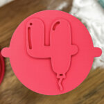 Balloon Milestone 4 Fondant Stamp