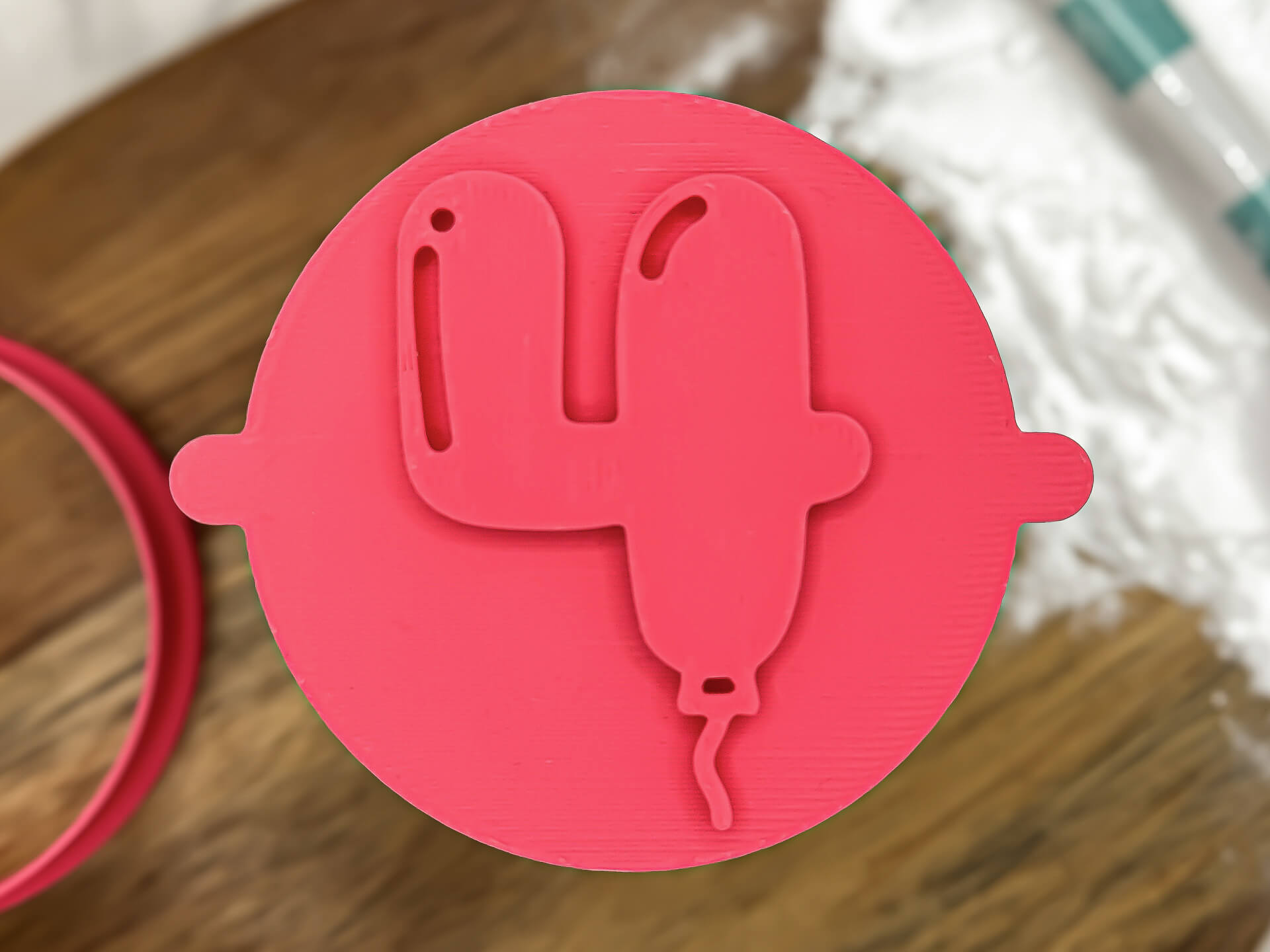 Balloon Milestone 4 Fondant Stamp Balloon Milestone 4 Fondant Stamp