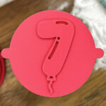 Balloon Milestone 7 Fondant Stamp