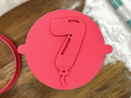 Balloon Milestone 7 Fondant Stamp