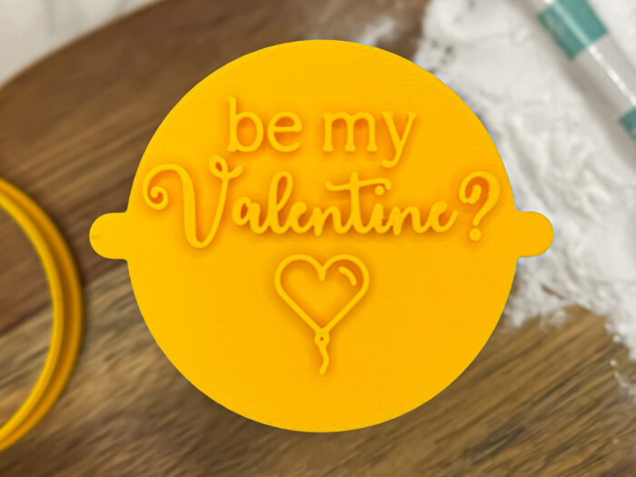 Be My Valentine Fondant Stamp