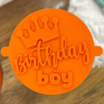 Birthday Boy Fondant Stamp
