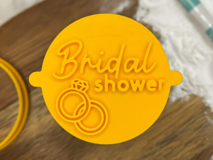 Bridal Shower Fondant Stamp