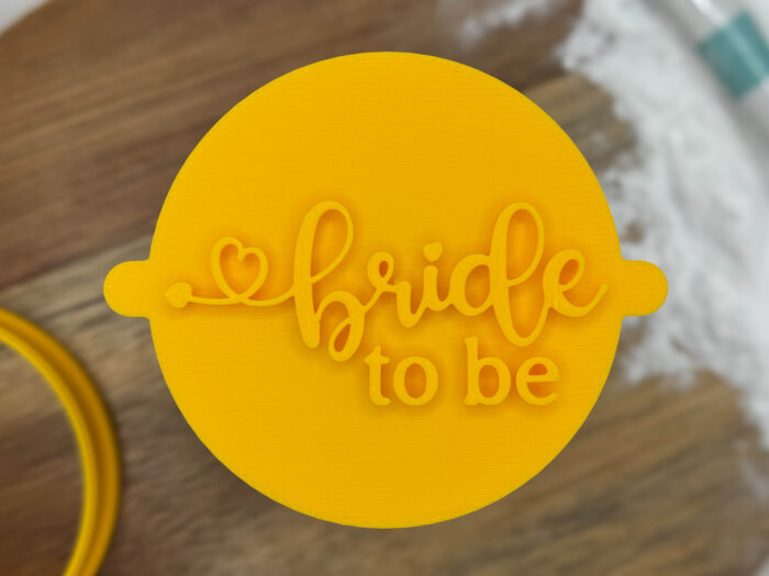 Bride To Be Fondant Stamp