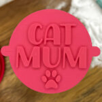 Cat Mum Fondant Stamp
