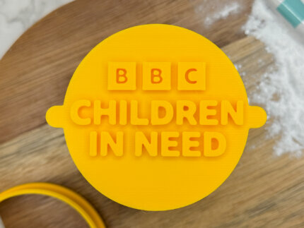 Children in Need Fondant Stamp