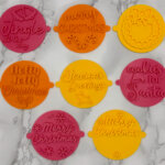 Christmas Fondant Stamp Set of 8