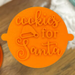 Cookies for Santa Fondant Stamp
