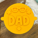Dad Glasses Stars Fondant Stamp