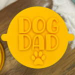 Dog Dad Fondant Stamp
