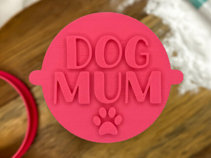 Dog Mum Fondant Stamp