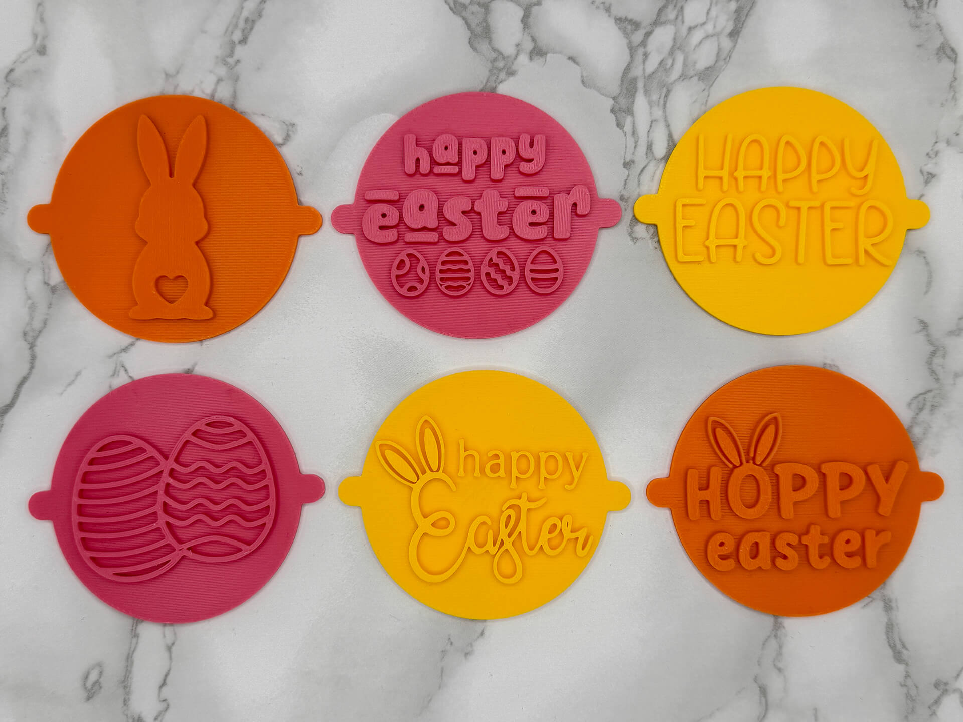 Easter Fondant Stamp Set of 6 Easter Fondant Stamp Set of 6