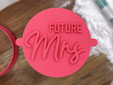 Future Mrs Fondant Stamp