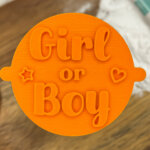 Girl or Boy Fondant Stamp