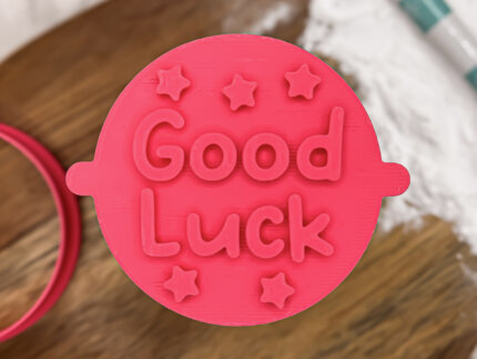 Good Luck Fondant Stamp