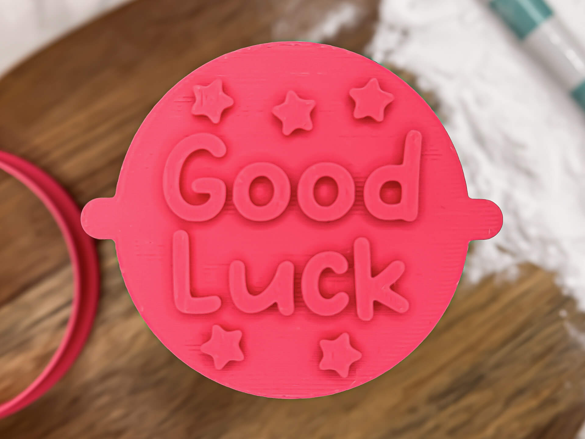 Good Luck Fondant Stamp Good Luck Fondant Stamp