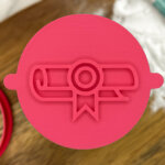 Graduation Scroll Fondant Stamp