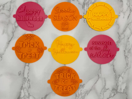 Halloween Fondant Stamp Set of 7