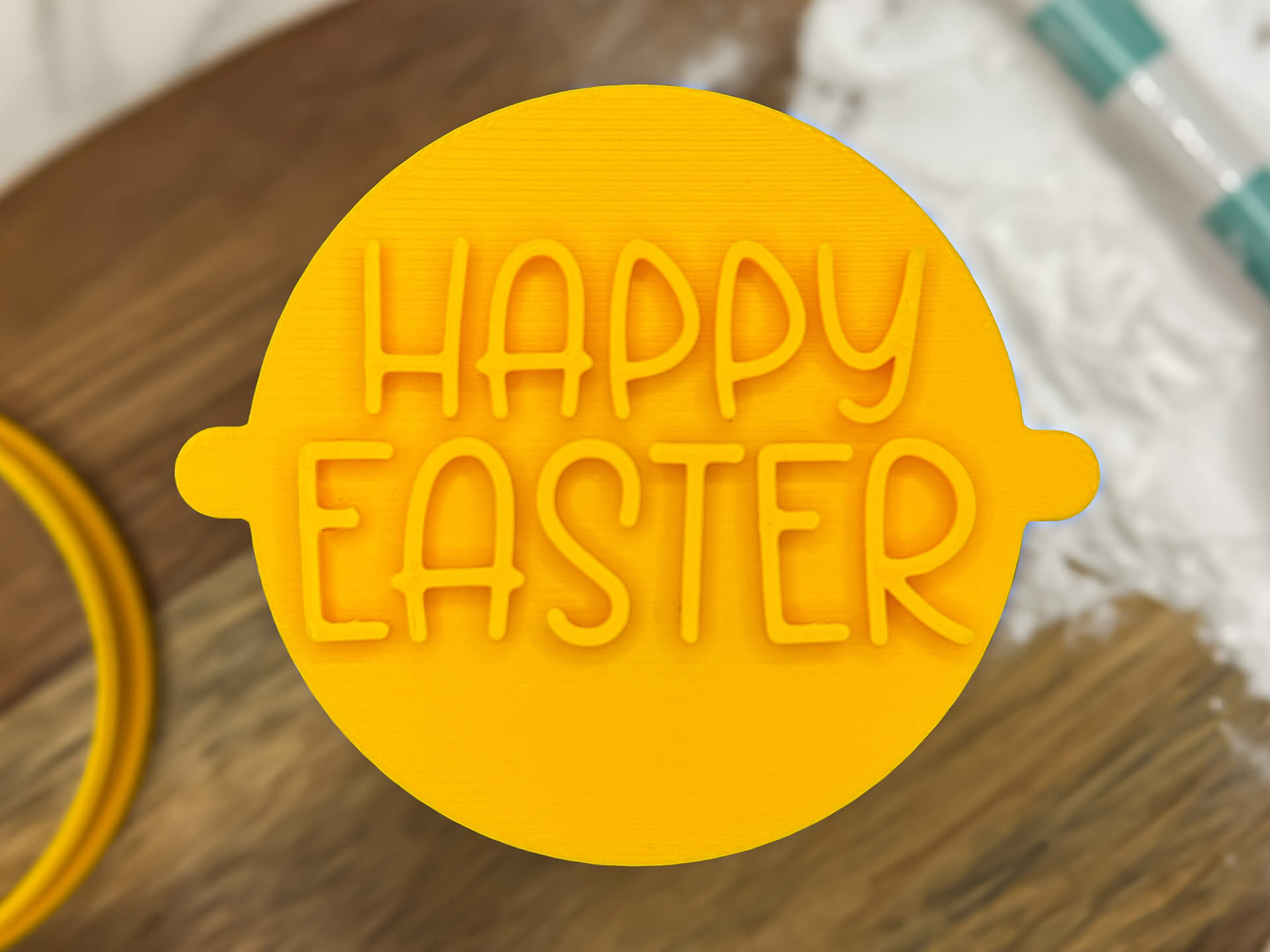 Happy Easter Fondant Stamp Happy Easter Fondant Stamp