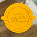 Happy Halloween Bones Fondant Stamp