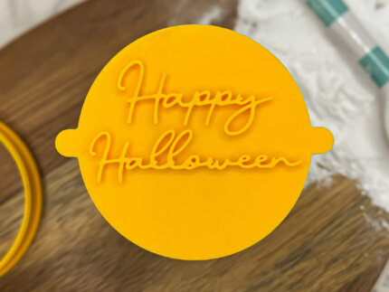 Happy Halloween Fondant Stamp