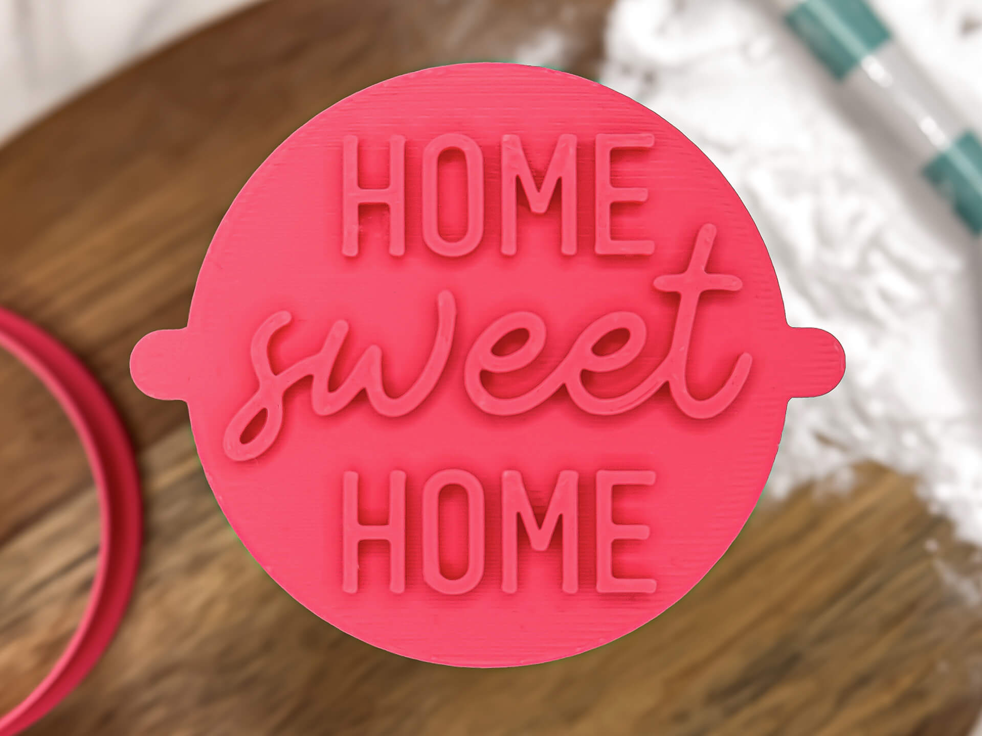 Home Sweet Home Fondant Stamp Home Sweet Home Fondant Stamp