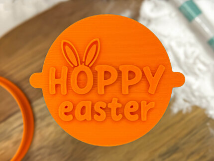 Hoppy Easter Fondant Stamp