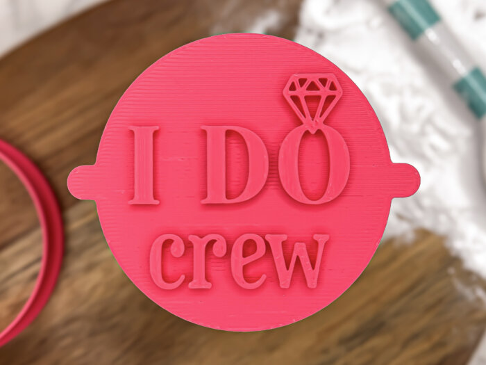 I Do Crew Fondant Stamp