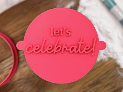 Let’s Celebrate Fondant Stamp
