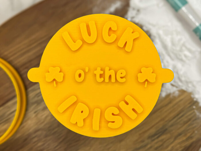 Luck o the Irish Fondant Stamp