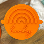 Lucky Rainbow Fondant Stamp