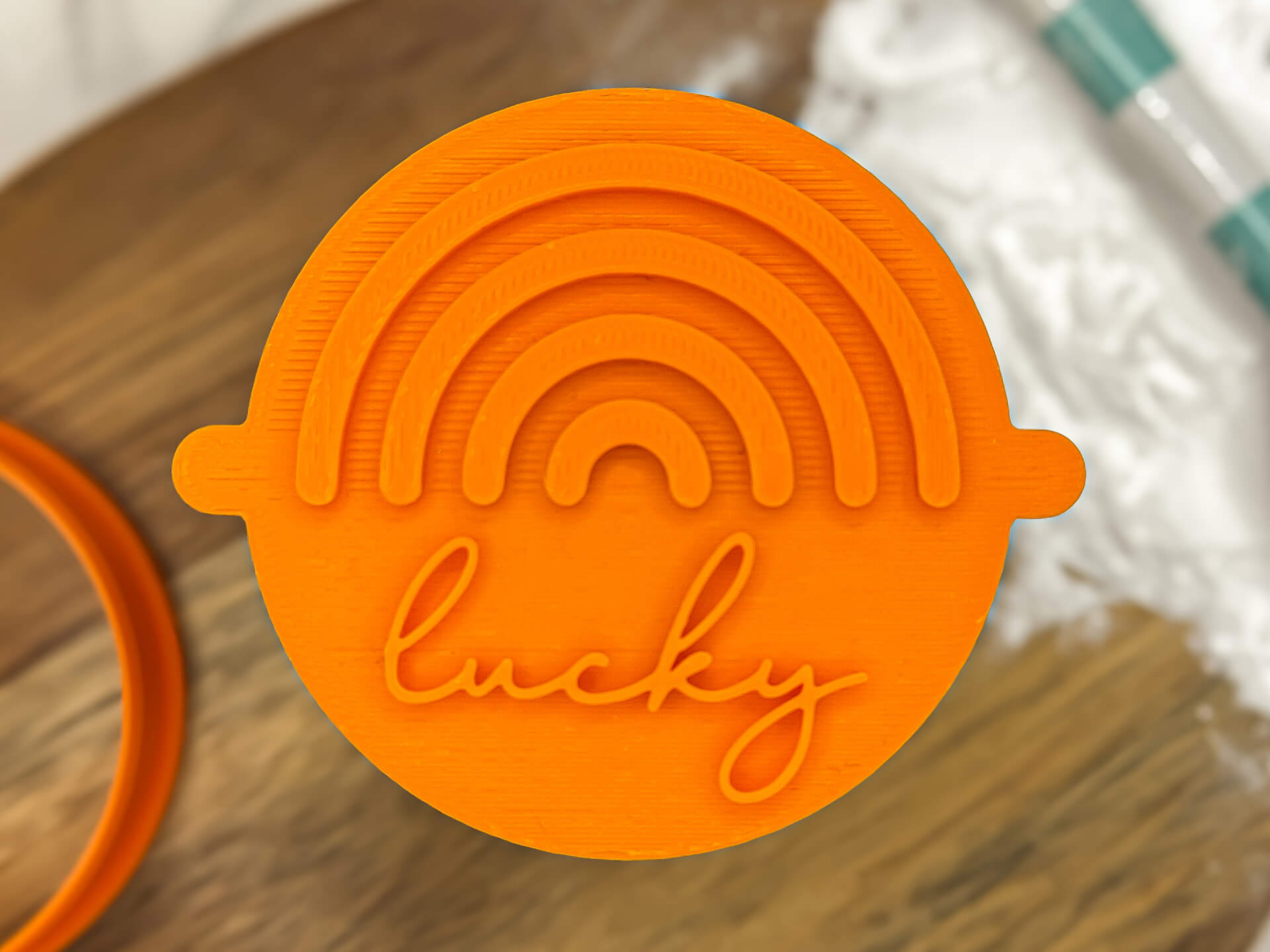 Lucky Rainbow Fondant Stamp Lucky Rainbow Fondant Stamp