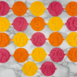 Milestone Balloons 1 100 Fondant Stamps Set of 22