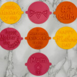 Mother's Day Fondant Stamp Set of 7
