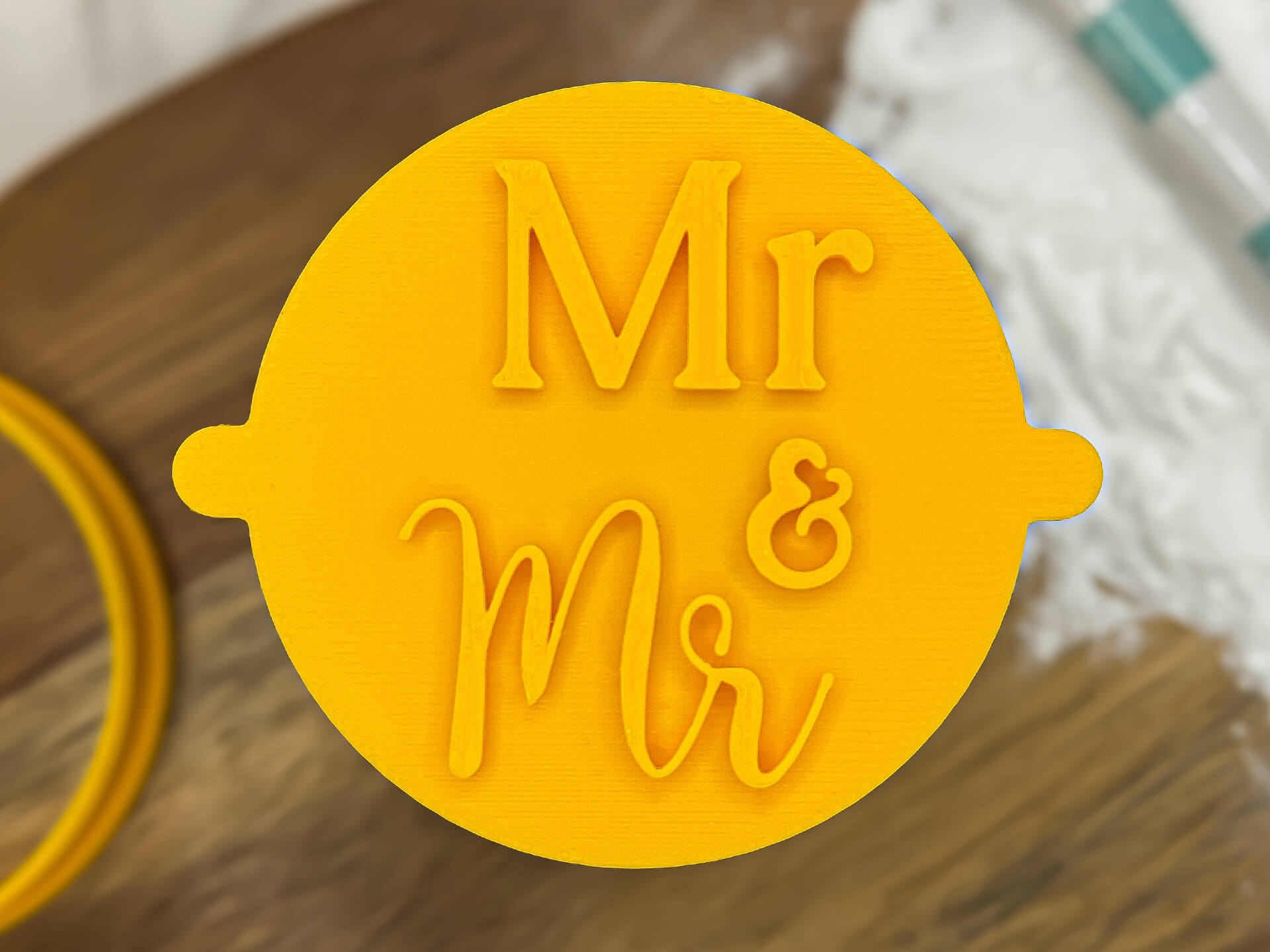 Mr & Mr Mixed Fonts Fondant Stamp Mr & Mr Mixed Fonts Fondant Stamp