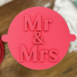 Mr & Mrs Formal Fondant Stamp