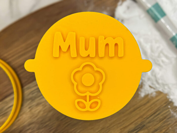 Mum Flower Fondant Stamp