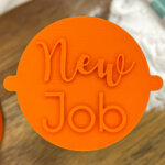 New Job Fondant Stamp