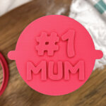 Number 1 Mum Fondant Stamp