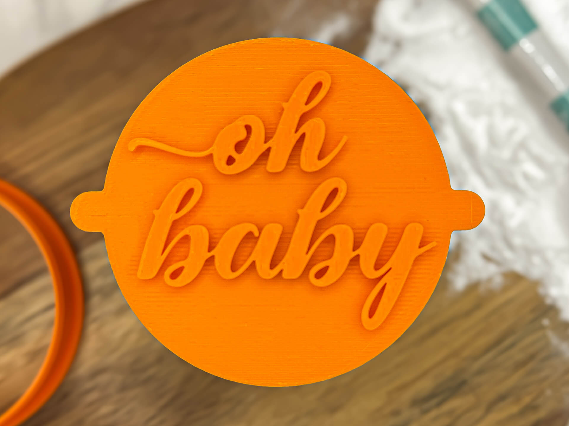 Oh Baby Fancy Fondant Stamp Oh Baby Fancy Fondant Stamp