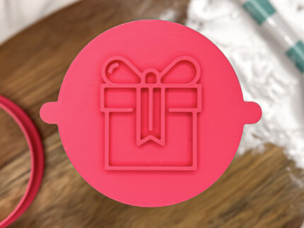 Present Fondant Stamp