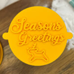 Seasons Greetings Fondant Stamp