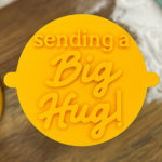 Sending a Big Hug Fondant Stamp