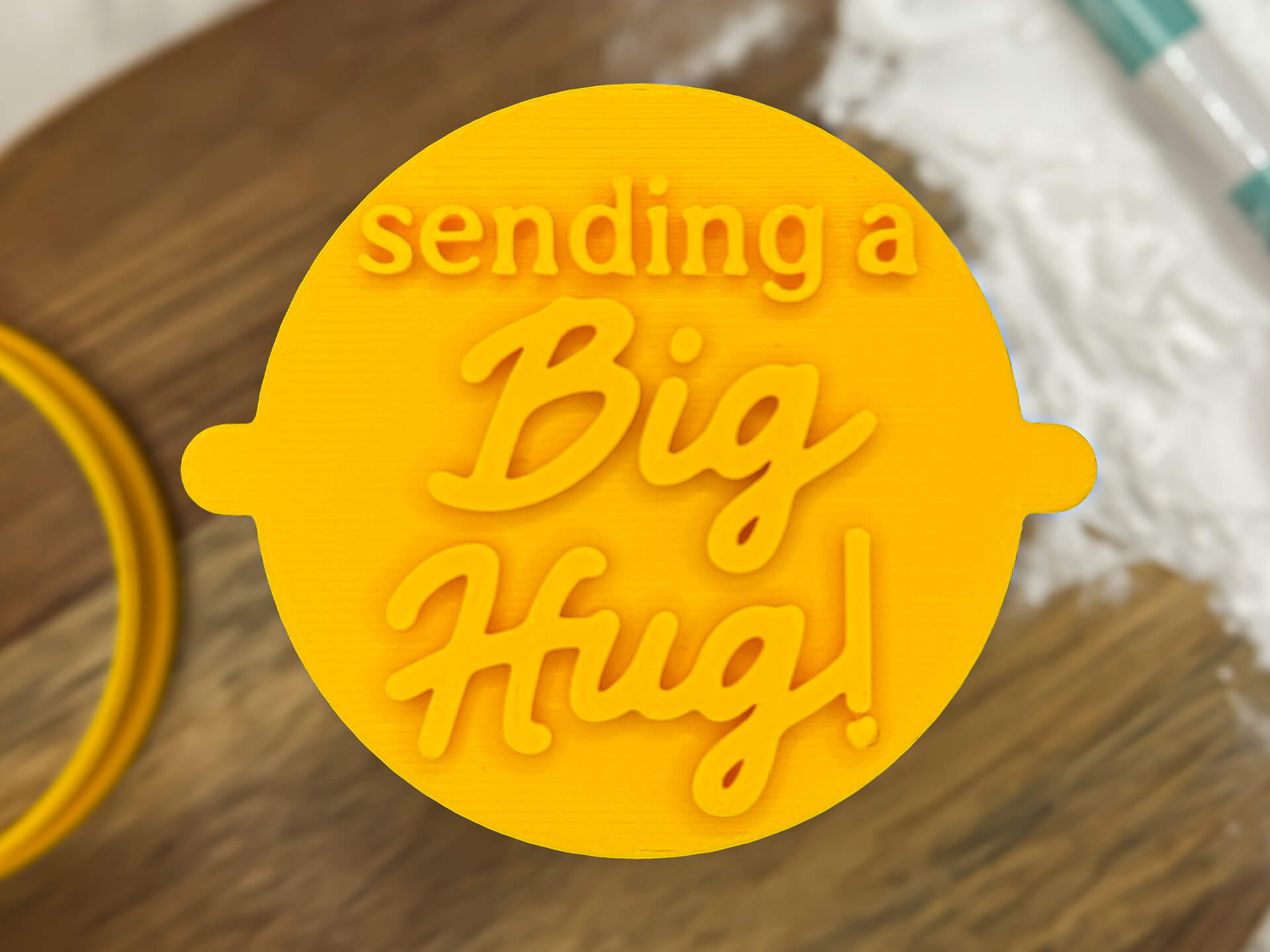 Sending a Big Hug Fondant Stamp Sending a Big Hug Fondant Stamp