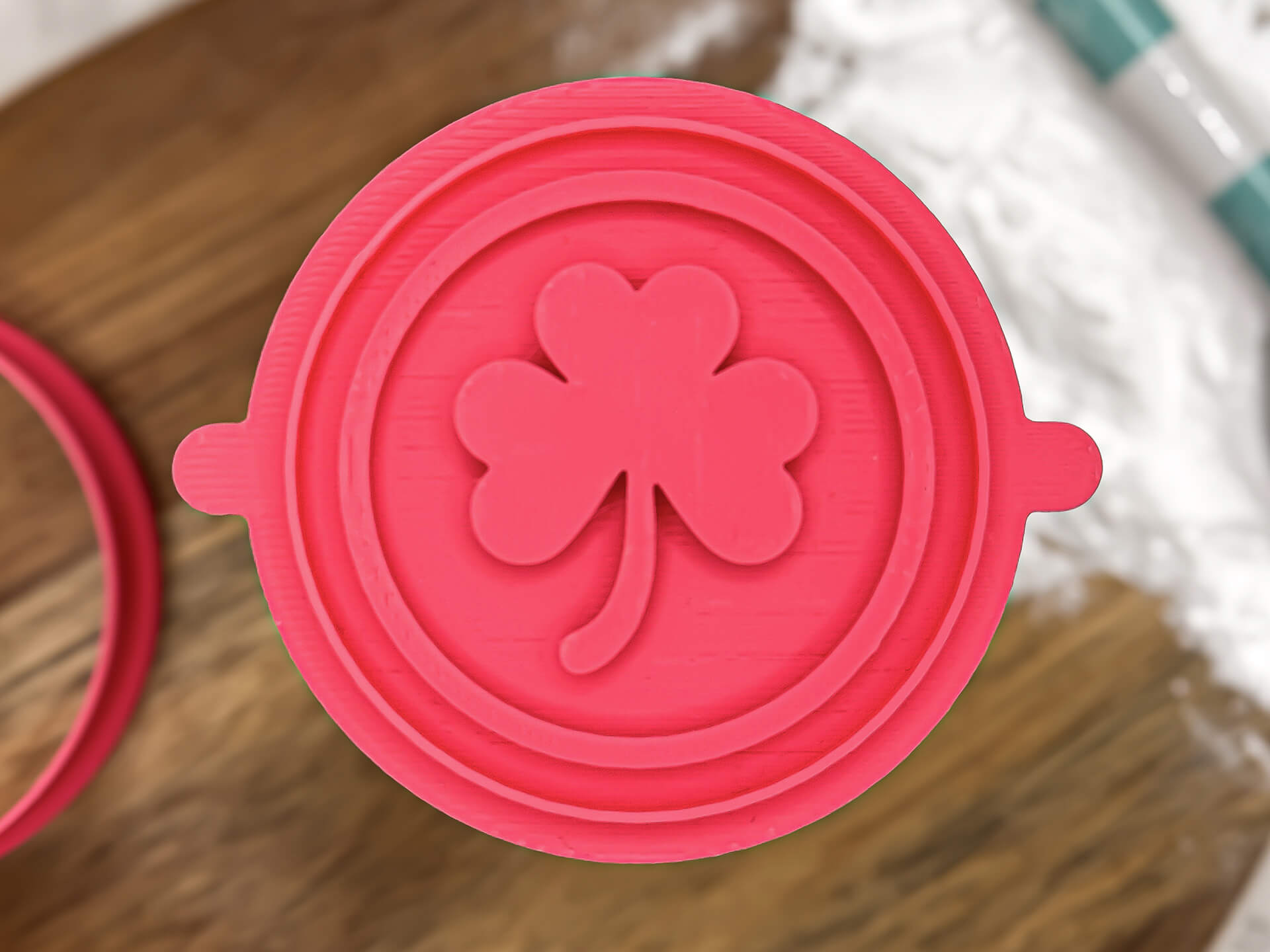 Shamrock Coin Fondant Stamp Shamrock Coin Fondant Stamp