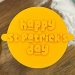 St Patrick's Day Fondant Stamp